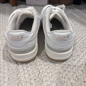 Nike White and Tan Sneakers